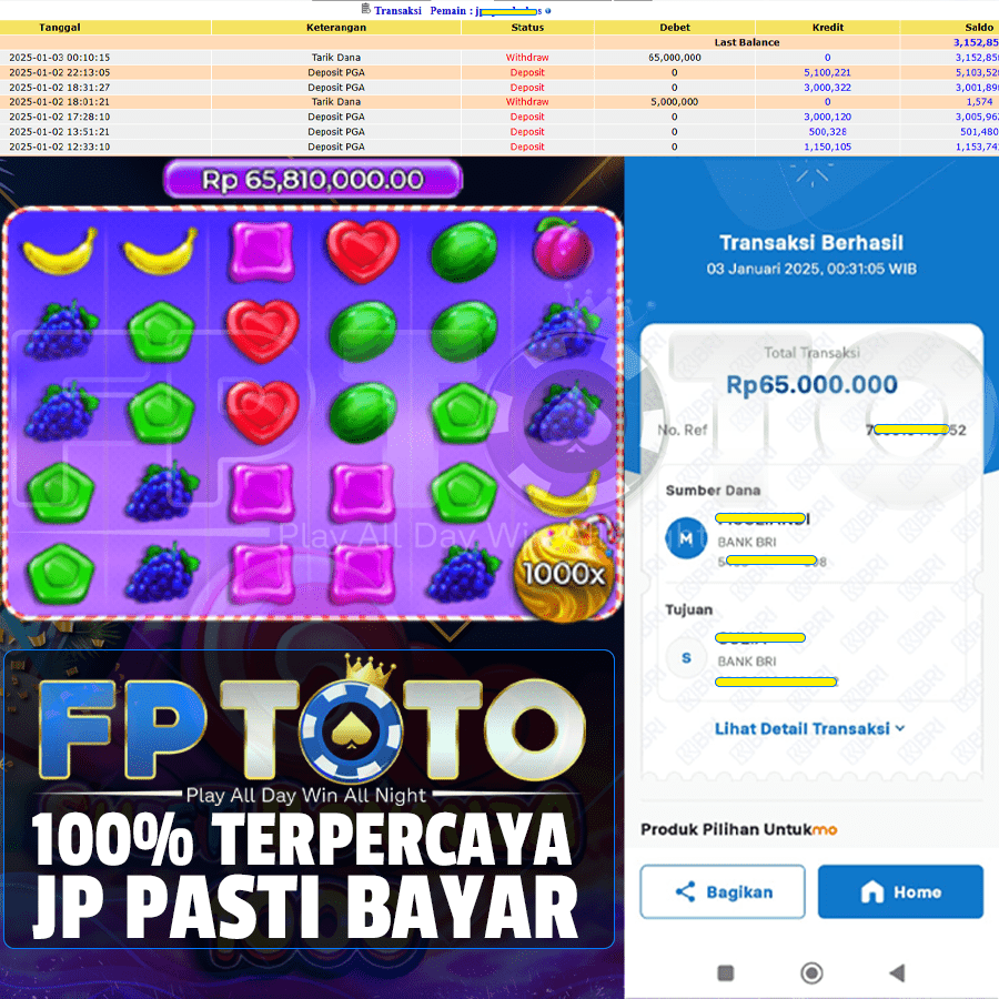 FPTOTO♠️ Situs Slot Gacor Maxwin Hari Ini Gampang Menang Link Daftar Toto Slot